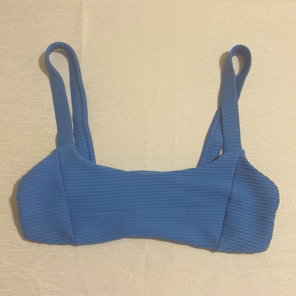 NWOT L*SPACE Women's JESS TOP Ribbed Bikini Top Size S - Picture 3 of 5